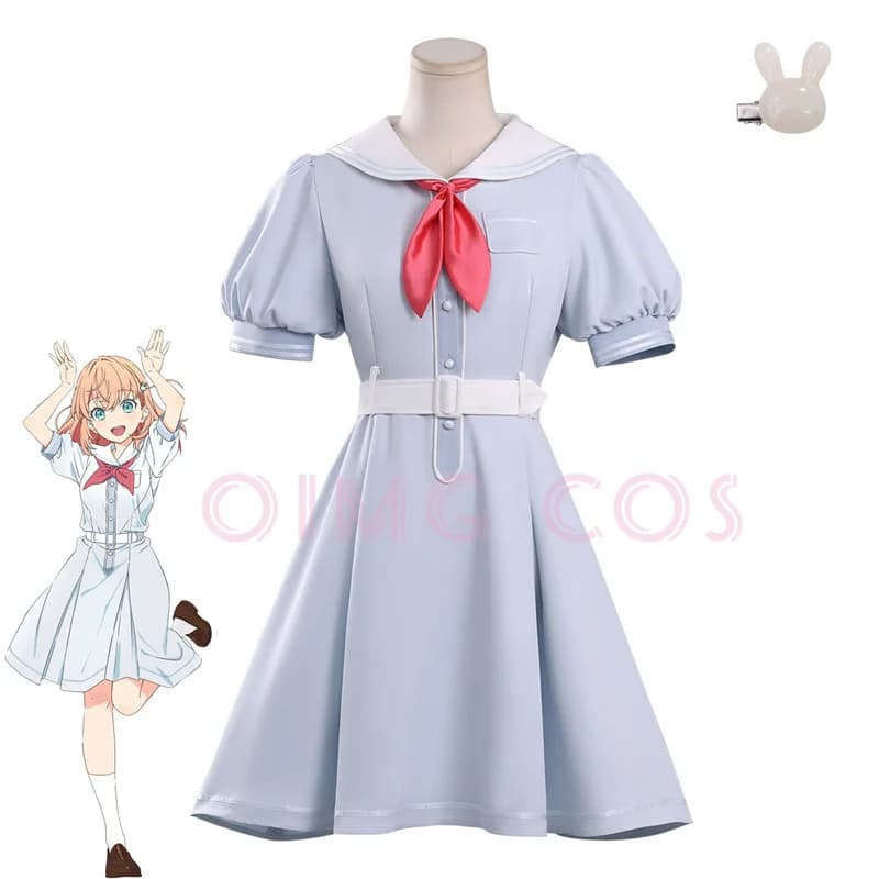 Costume Cosplay LoveLive Hasu No Sora Jogakuin School Idol Club, Uniforme per Adulti, Carnevale, Anime, Halloween, Feste a Tema