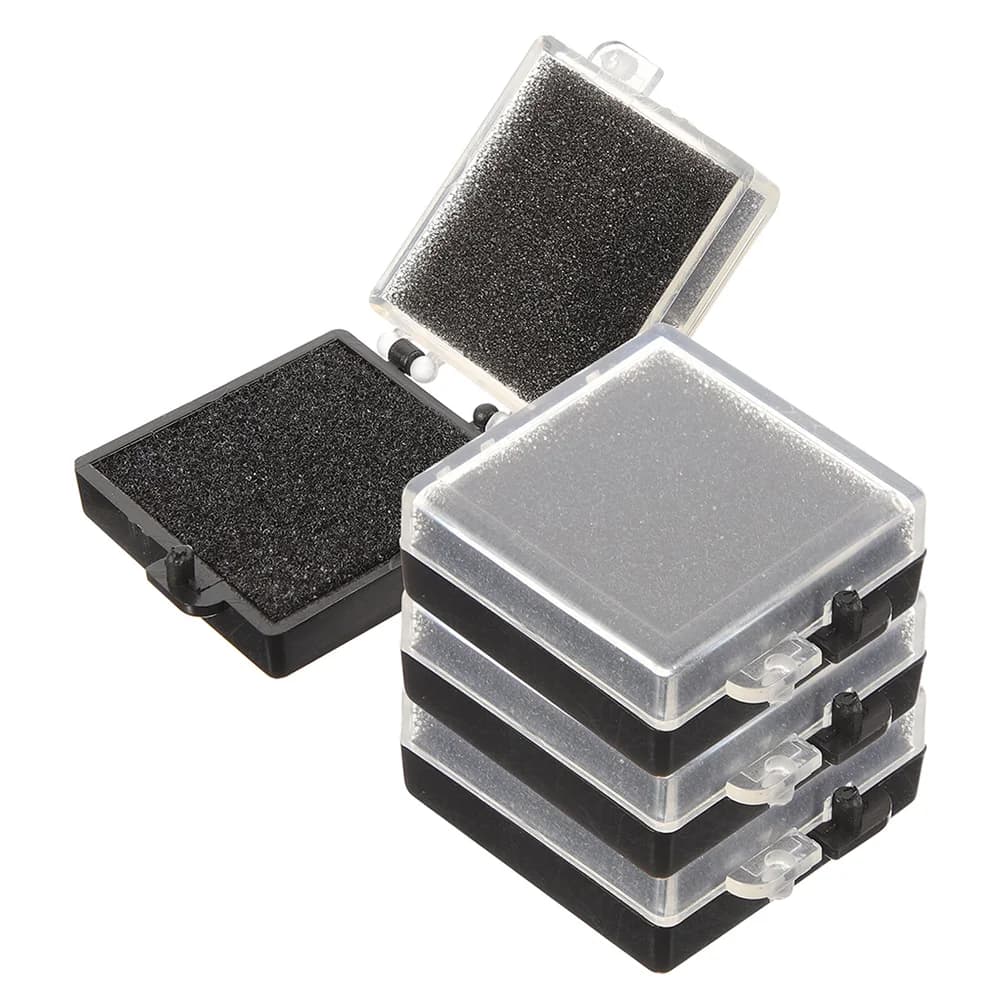 Scatola per chip antistatica da 4 pezzi, inserto protettivo in schiuma, scatola di immagazzinaggio di componenti elettronici da costruzione, plastica trasparente