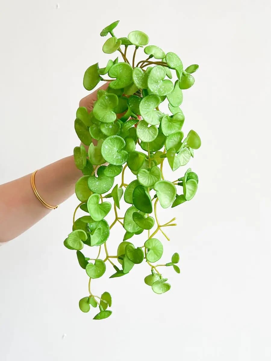 Foglia artificiale appesa, pianta finta verde per decorazioni domestiche, San Valentino, regali di compleanno, laurea, ritorno a scuola, decorazioni per la stanza