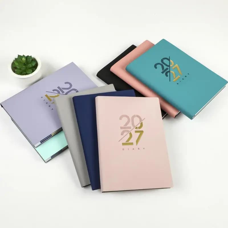 2027 English Schedule Planner Wear-resistant Tear-proof Efficiency To-do List Notebook Notepad for Home Office Work