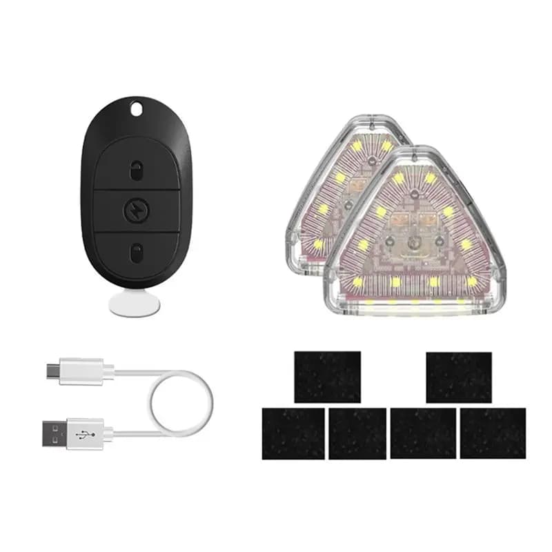Luci stroboscopiche LED anti-collisione con telecomando wireless, 7 colori, luci stroboscopiche a LED, drone per volo notturno e guida notturna