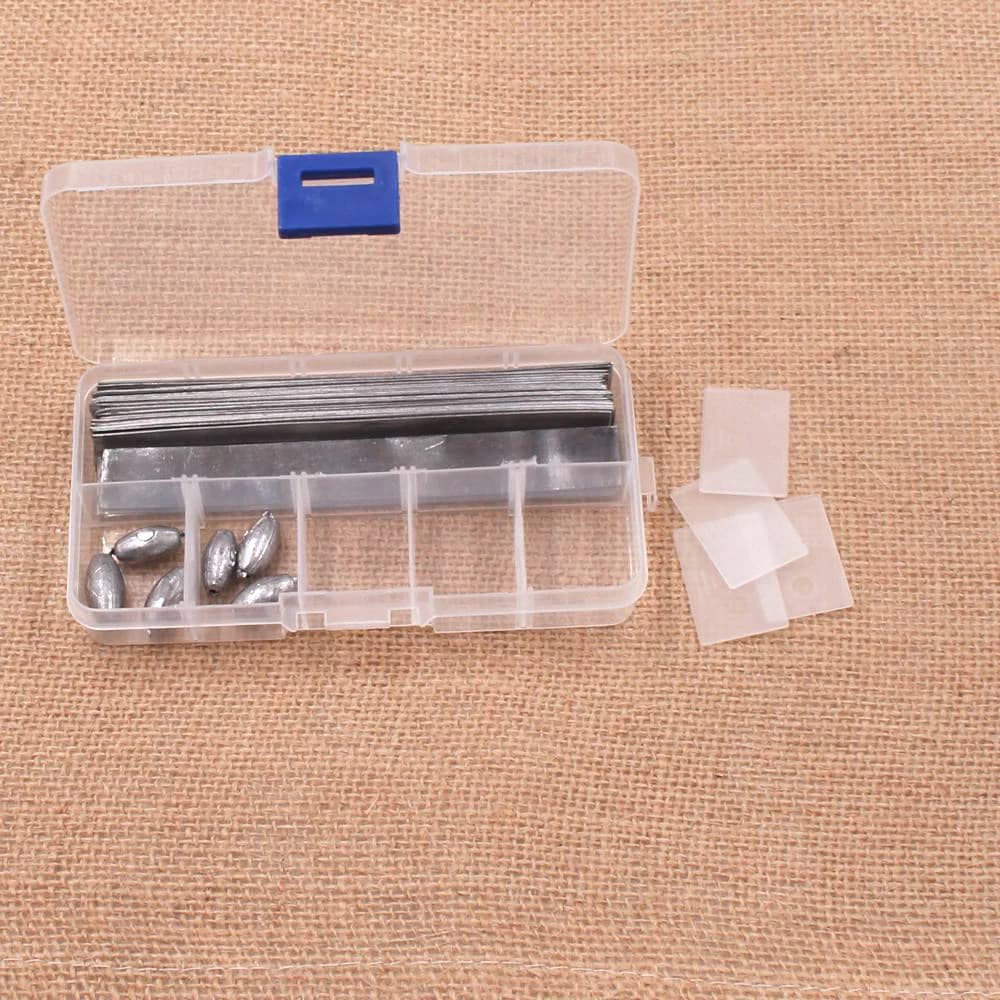 Fishing Tool Box Fishing Tool Case Fishing Tool Box Transparent detachable square fishing gear box Fishing equipment box with 10 compartments
