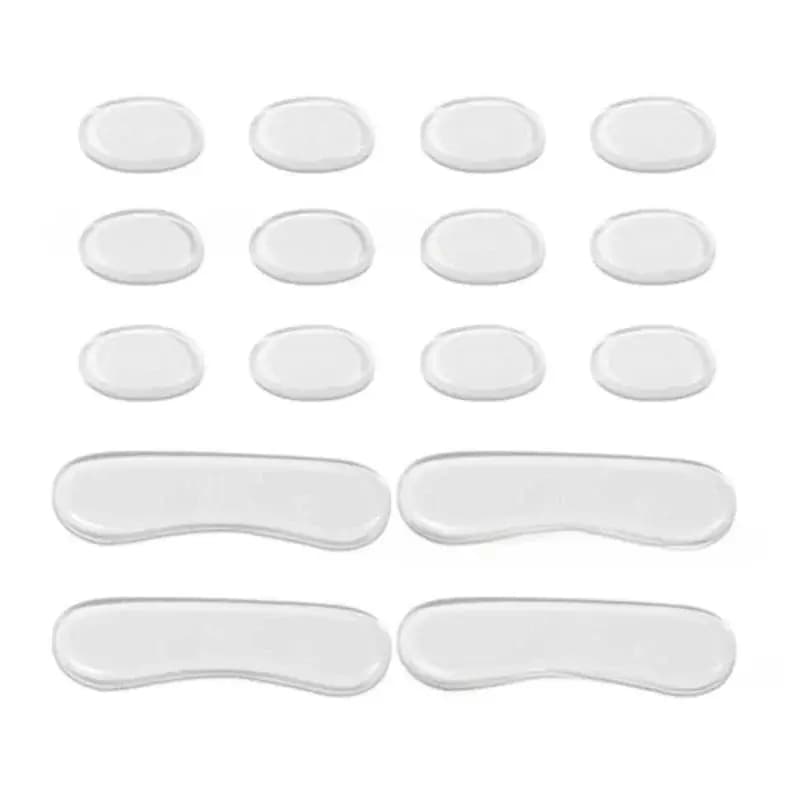 ABME 16 Pezzi Pad in Silicone per Batteria con Morbidi Cuscinetti in Gel di Silicone Ideali per il Controllo del Tono della Batteria