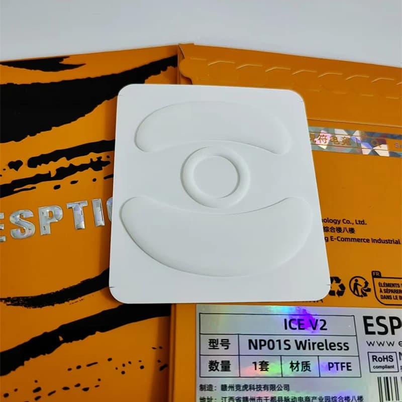 Nuovo originale Esports Tiger Mouse Piedi ICE Mouse Pattini per VAXEE NP-01/NP-01S/AX/AX Wireless NP01/NP01S White ARC Mouse Scivola