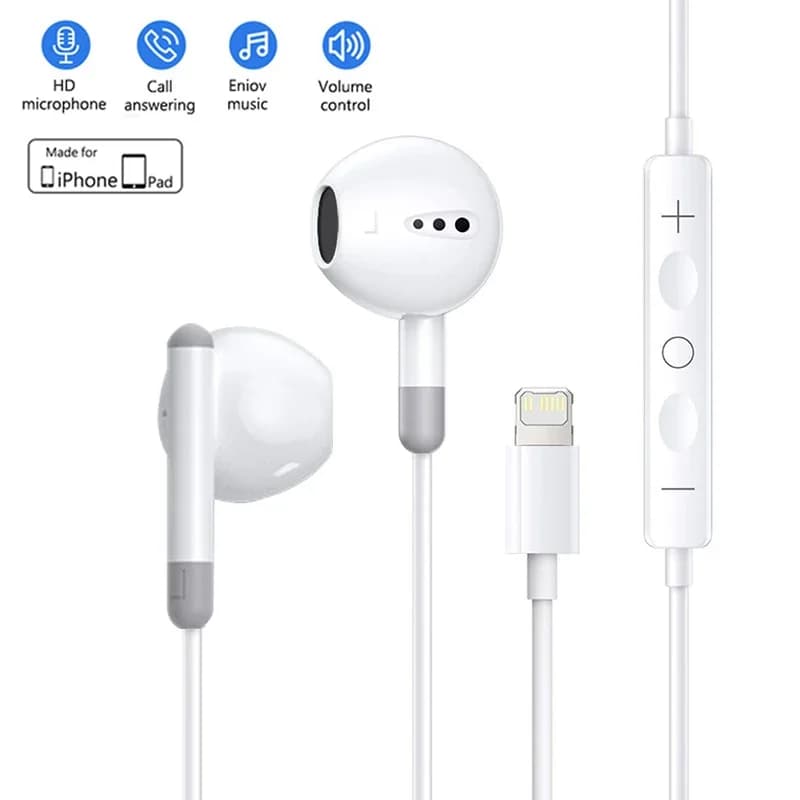 For Apple iPhone 15 14 13 Pro High Loyalty Wired Bluetooth headset Type-C 3.5 mm Suitable for Samsung Xiaomi iPad Tablet