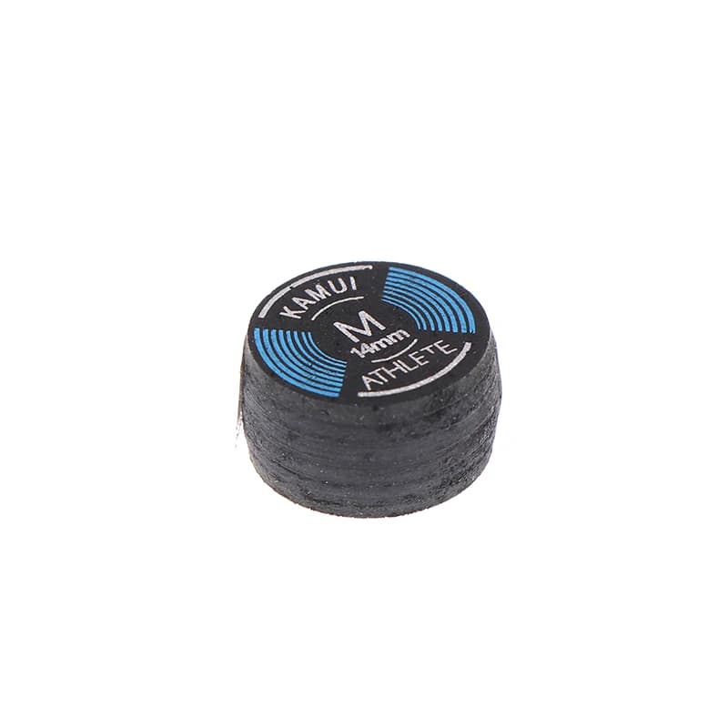 1Pc 14MM S/M/H Cue Tip Quality Pool Billiard Leather Cue Tip Nine-Ball Cue Head Snooker Cue Tip Hard Soft Head