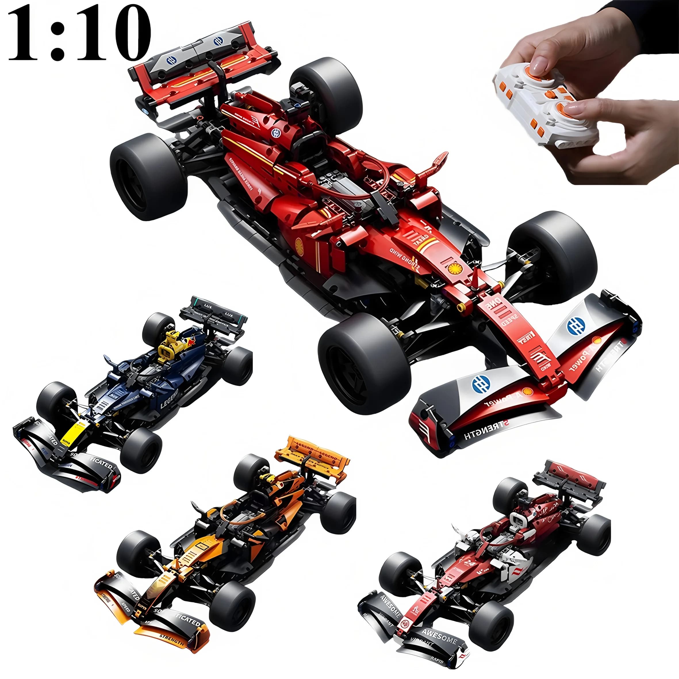 Macchinine tecniche da corsa, modelli di auto da corsa, giocattoli puzzle in blocchi di auto super sportive fai-da-te 1:10, regali per bambini e adulti
