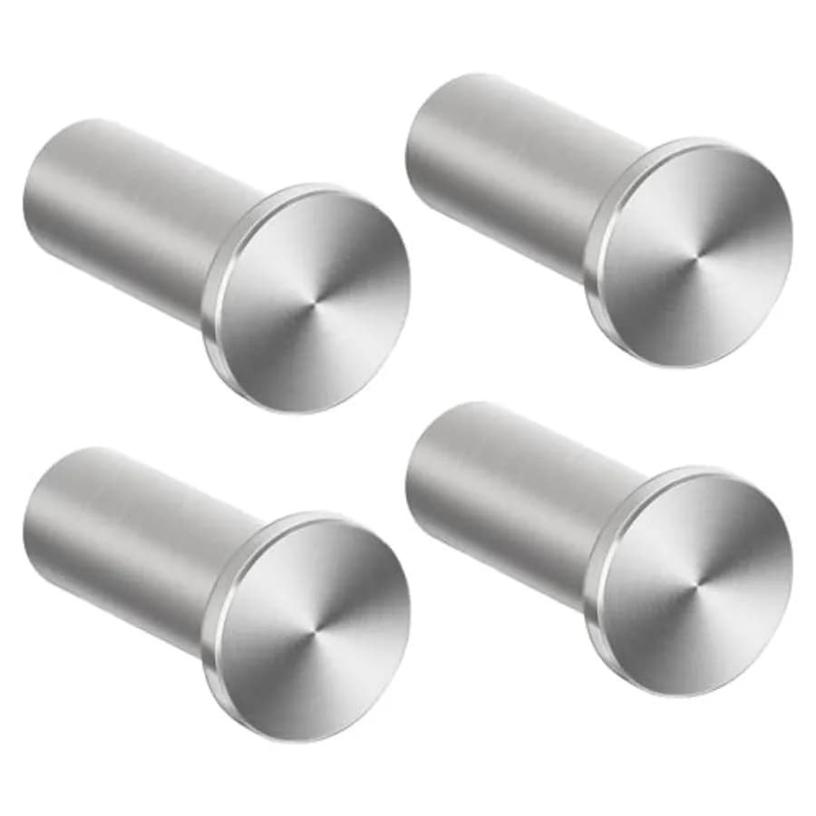 Modern Coat Hooks Wall Mount, Towel Hooks for Bathrooms Robe Hooks, Heavy Duty Wall Hooks for Hanging, SUS 304 Stainless Steel