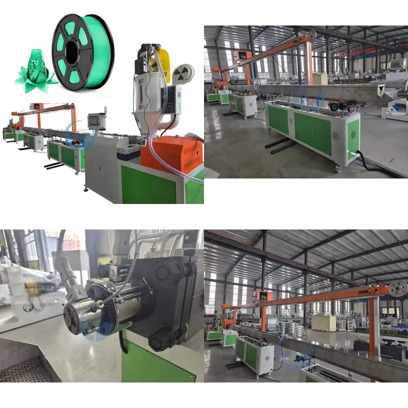 2026 CE 3d Printer Filament Production ABS PETG PLA 3d Printing Filament Extruder Machine Extrusion Line