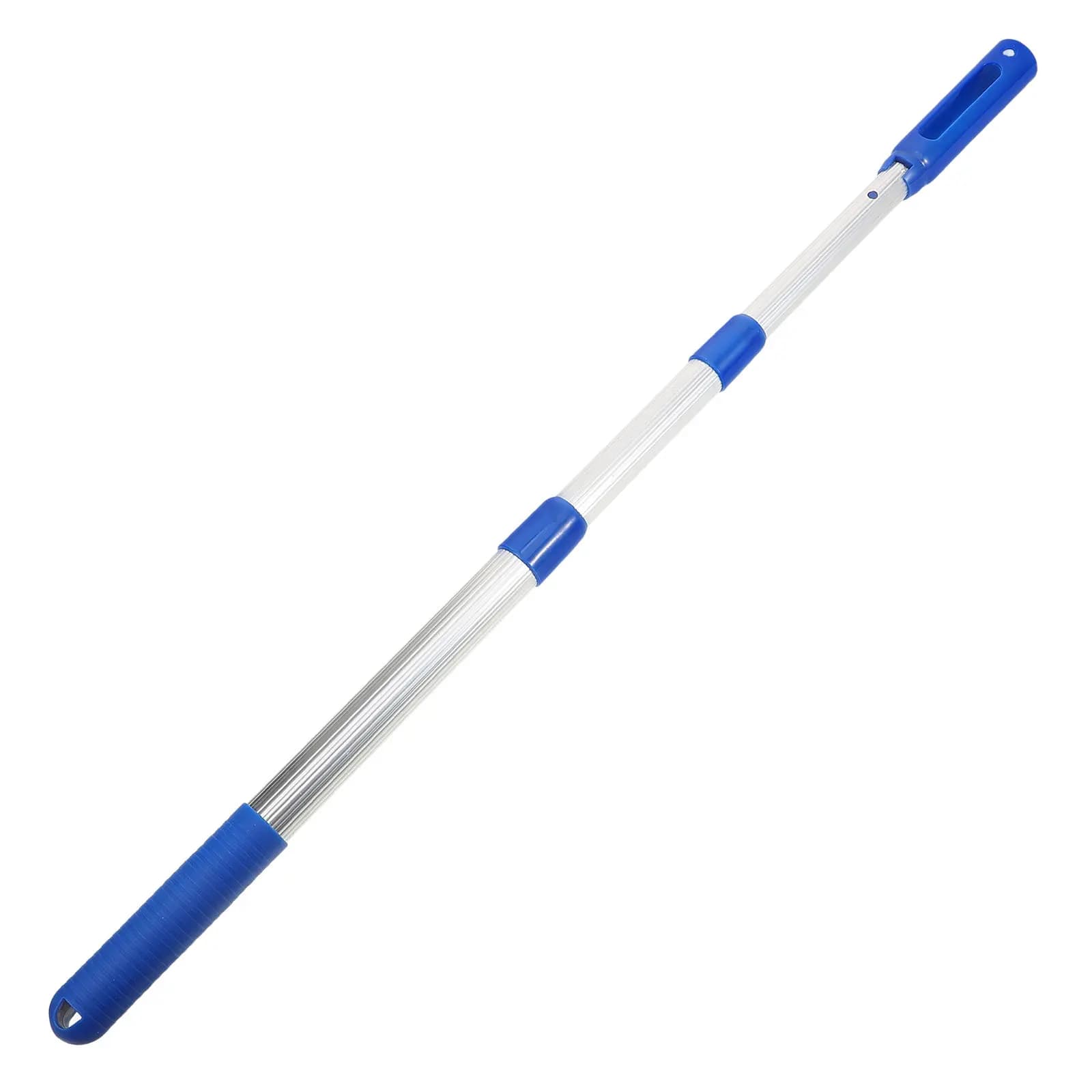 Asta Telescopica per Pulizia Piscina in Alluminio Rinforzato e Plastica, Asta di Collegamento Regolabile, Rete Skimmer, Rete da Pesca, Cestello Strumento