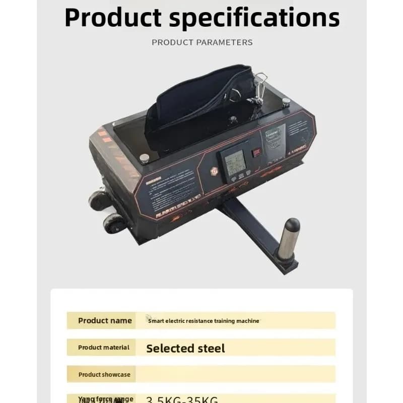 Allenatore di Trazione Elettrico Regolabile 1080 per Allenamento di Forza Total Body, Pratica di Esplosione delle Gambe, Partenza Atletica Leggera