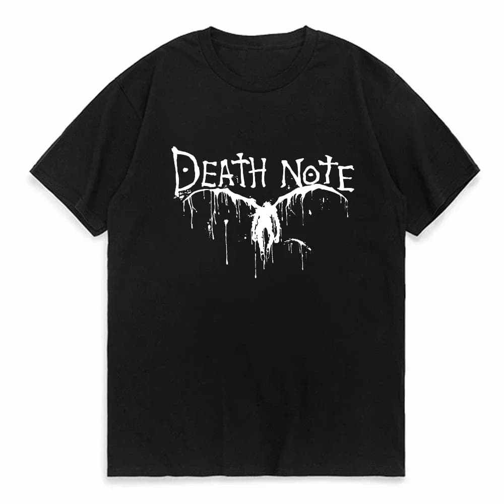 Men Kawaii Cartoon Summer Tops Misa Amane Graphic Tees Japanese Anime T-shirt Death Note T Shirt Harajuku Unisex Pop Y2k Tshirt