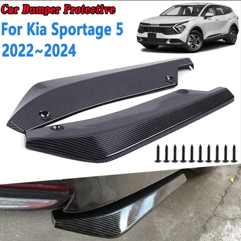 Auto Paraurti Posteriore Per Kia Sportage NQ5 2022 2023 2024 Protezione D'angolo Diffusore Splitter Graffi Gonna Laterale Estensione Accessori