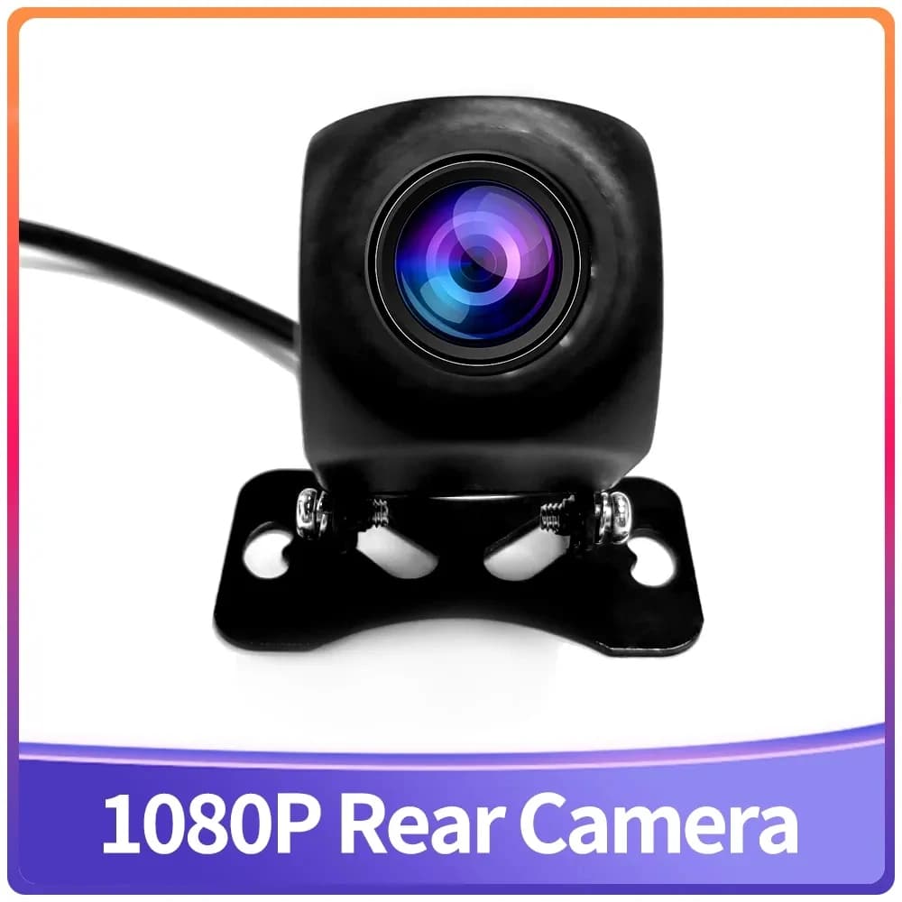 Telecamera per retromarcia Telecamera di backup per auto 1080P Telecamera per retromarcia piccola per veicoli grandangolare regolabile trasparente anti-interferenza