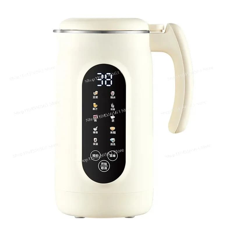 Frullatore Multifunzione Elettrico per Latte di Soia con Ampio Display, Pulizia ad Alta Temperatura con Un Solo Tocco per una Cucina Sana a Casa