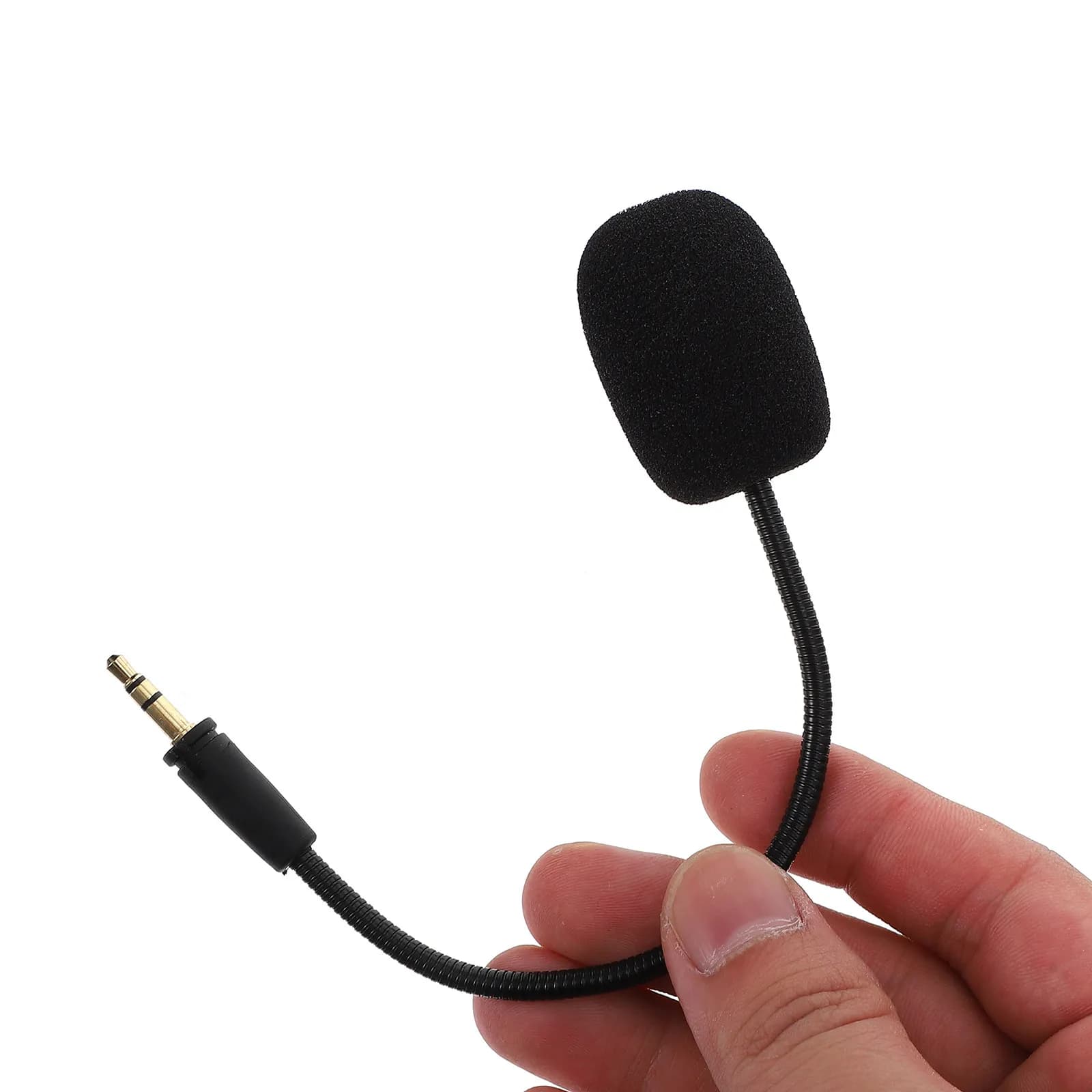 2 microfoni di ricambio per cuffie da gaming, regolabili, con cavo, staccabili, per PC, streaming e riduzione del rumore