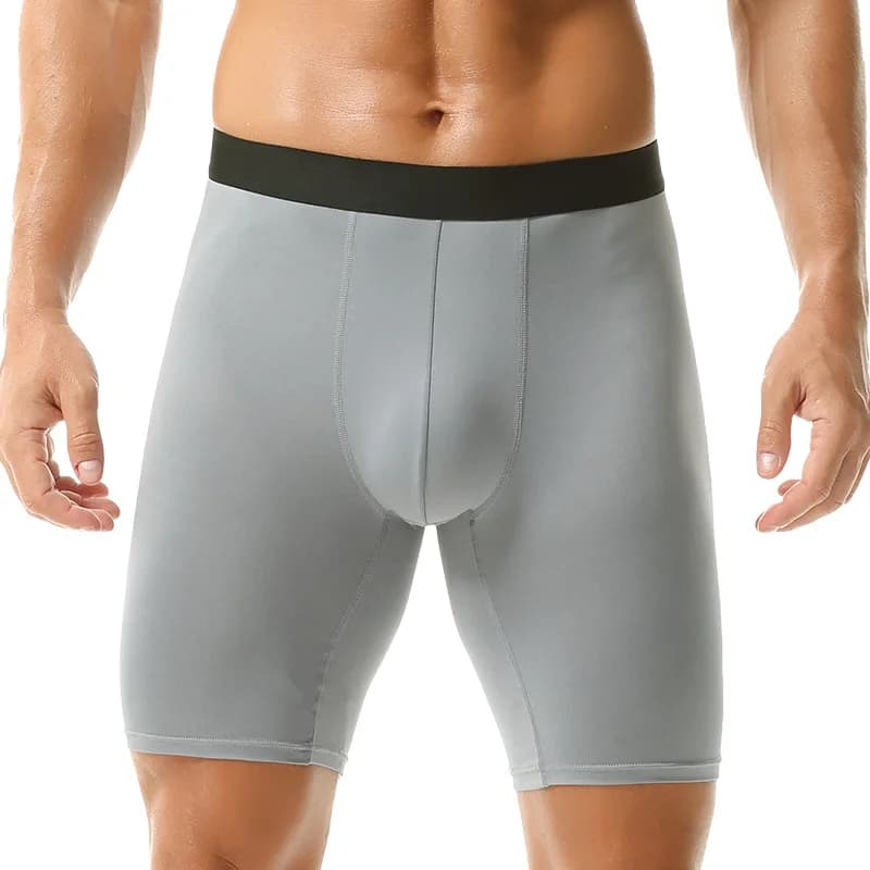 Solid color, teen men's underwear, quick-drying running breathable sports underwear men's KJ3001