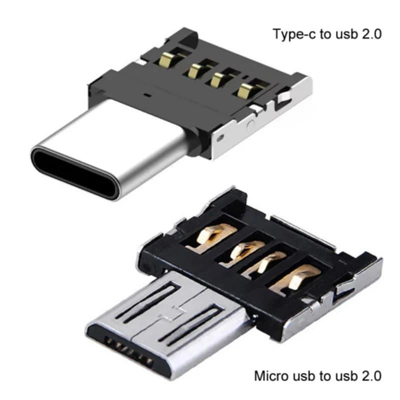 1-10 pz OTG Micro USB tipo C adattatore USB-C maschio a USB 2.0 femmina connettore dati per Macbook Samsung Xiaomi Huawei Android Phone