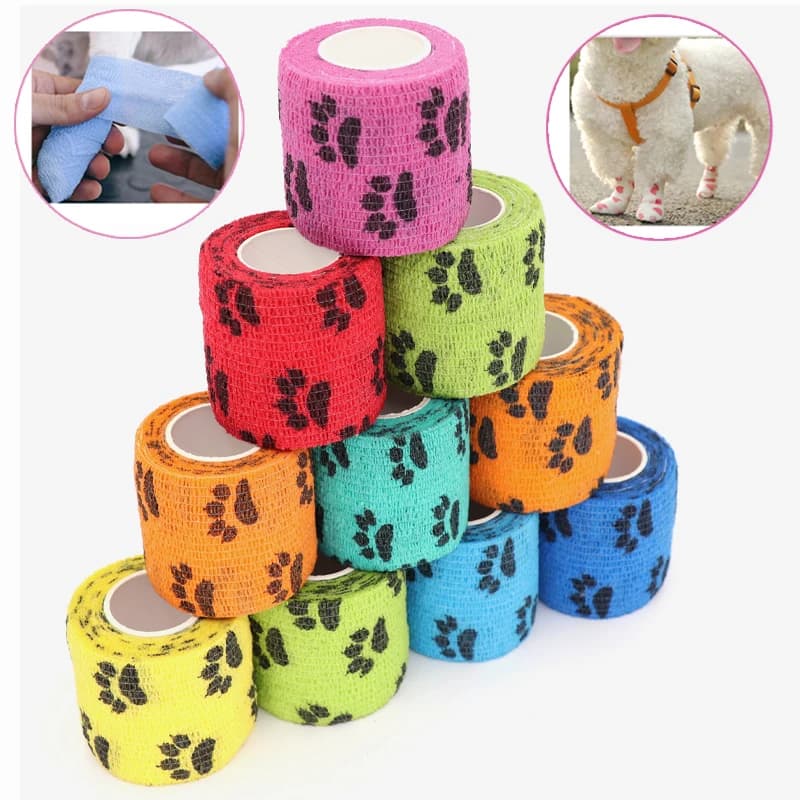 6 Pieces of Self-adhesive Protective Bende for Puppies, Anti-Sporch, for Strollers and Wraps of Dogs