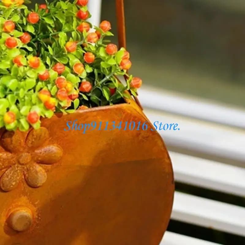 Flower Pot Decorative Vase Holder for Garden Indoor Plant Tabletop Flower Arrangement for Tabletop Office Wedding Party