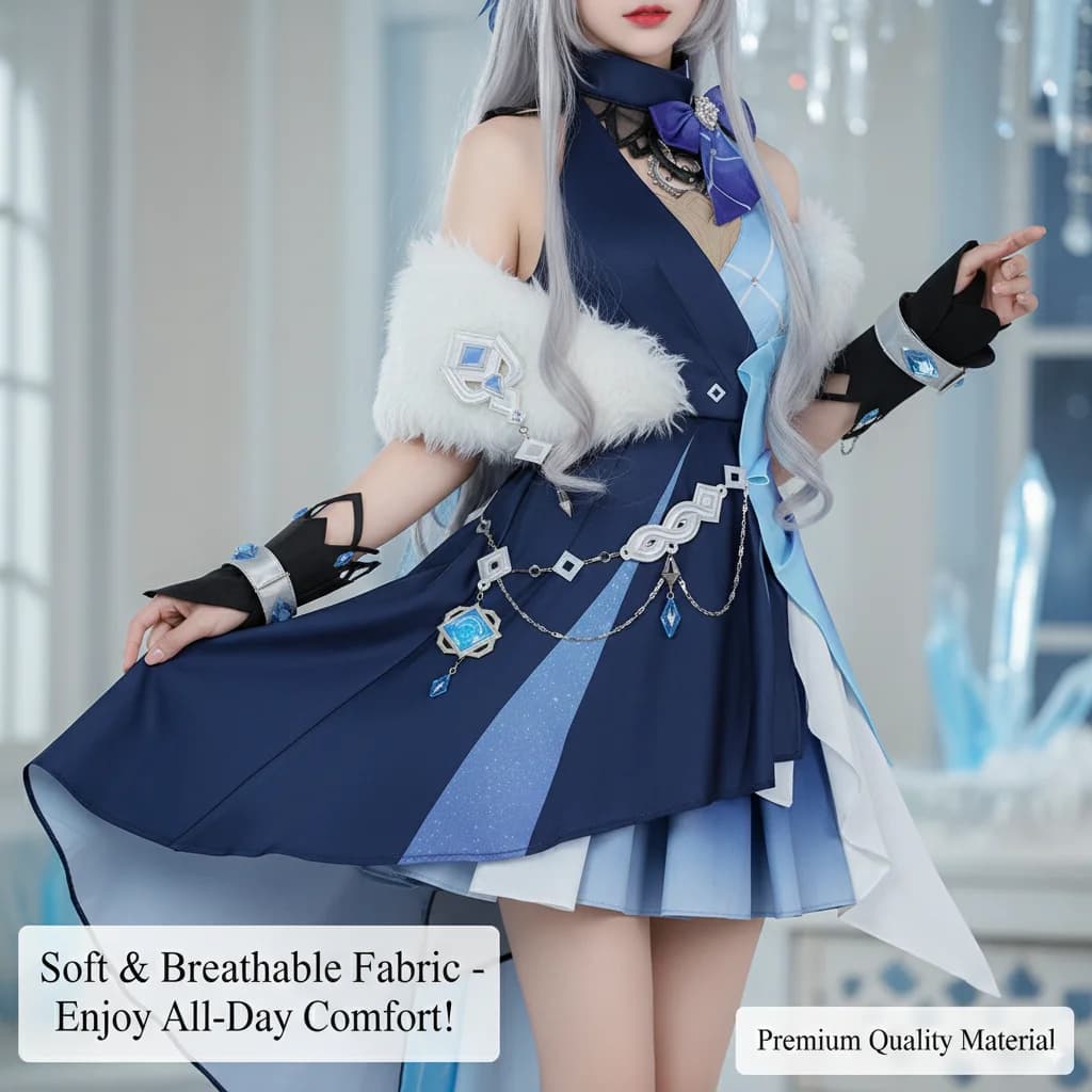 Genshin Impact Yelan Costume Cosplay Festa per il tempo libero tranquilla Gioco ufficiale Pelle Vestito per i fan Festa di convenzione Palcoscenico