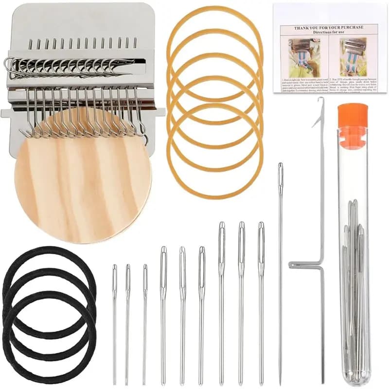 Strumento per tessitura tipo ABRE per principianti, mini kit di attrezzi per la lavorazione del legno in acciaio inossidabile, per riparazioni rapide.