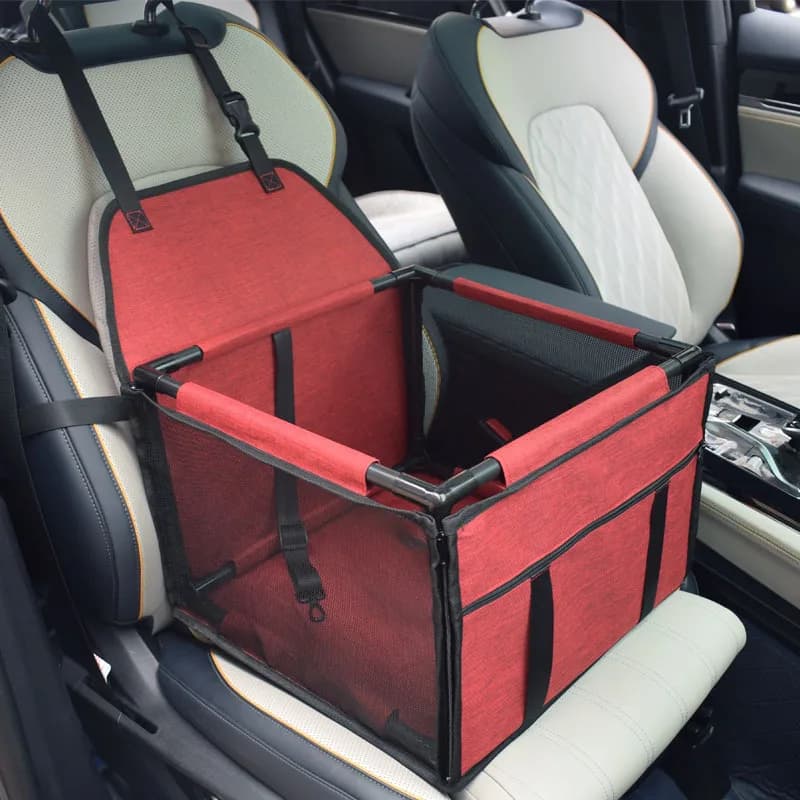 Seggiolino auto premium impermeabile per animali domestici: letto per auto per cani antiscivolo e lavabile con cintura di sicurezza per i viaggi # PetTravel # CarEssentials