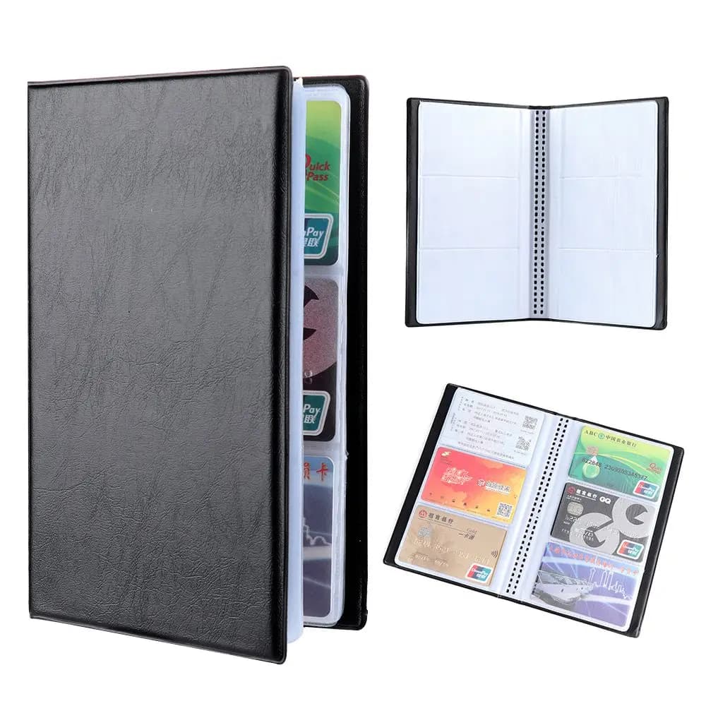 Leather Card Collection Album Card Holder Books 40/120/180/240/300 Identity Card Holder