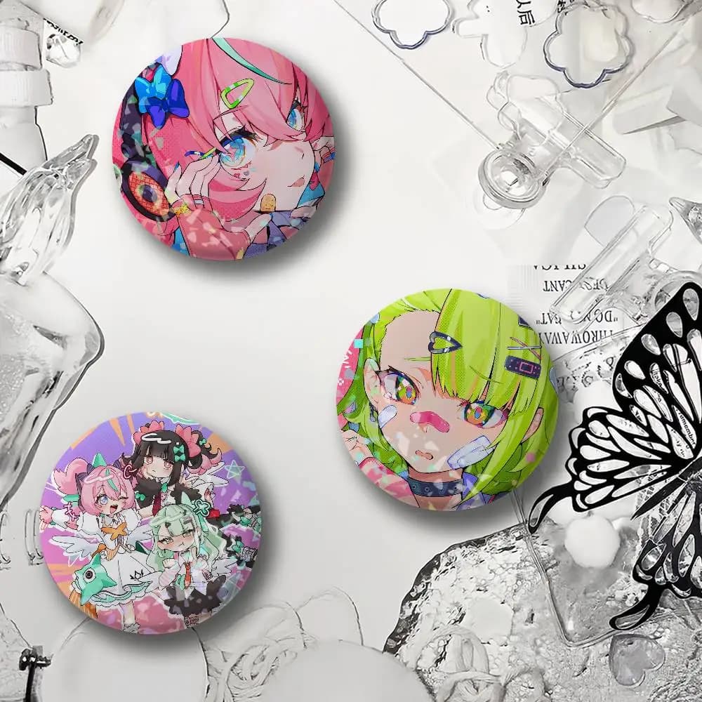Zenless Zone Zero Angels of Delusion AOD Laser Badge Applicable For Backpack Clothes Hats Decor Creative Accessories