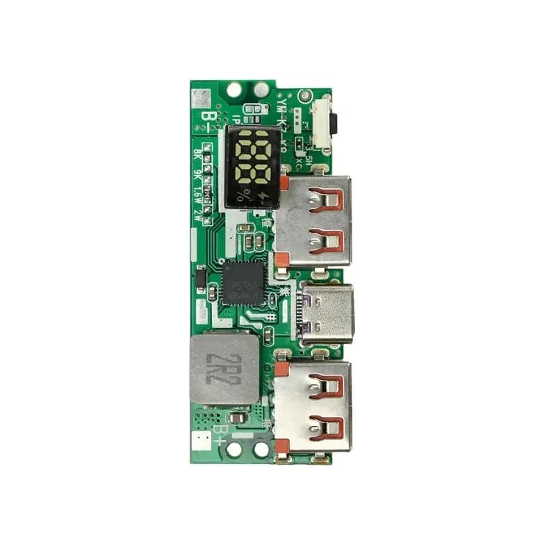 Quick Charge DIY Power 1260110 Bank Case Electronic Kit PD22.5W Battery Storage Box Accessories 1 Set