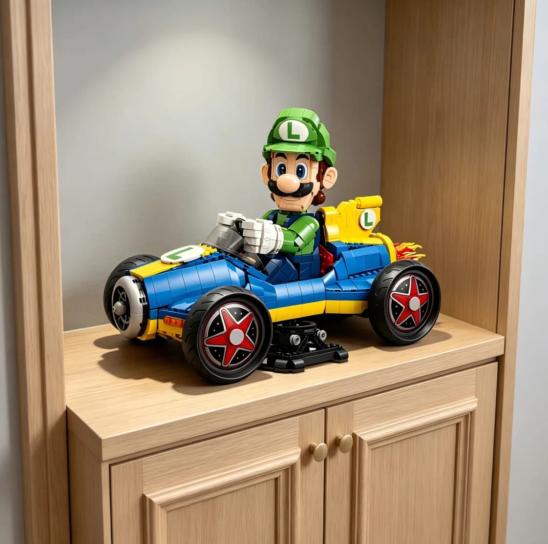 Star Item 72050 2234PCS Racing Series Go Kart Building Blocks Set DIY Sports Car Model Birthday Gifts Home Desktop Ornament