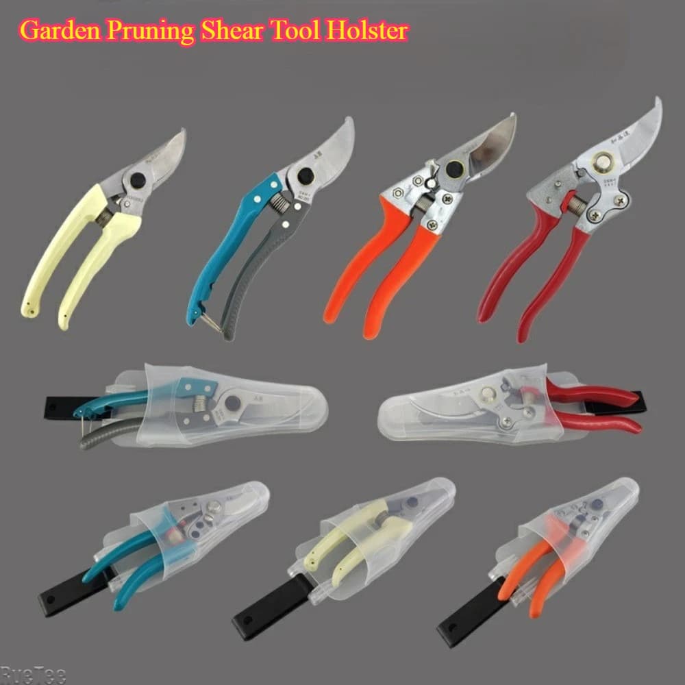Garden Pruning Shear Tool Holster - Belt Holder Bag for Scissors Sheath Professional