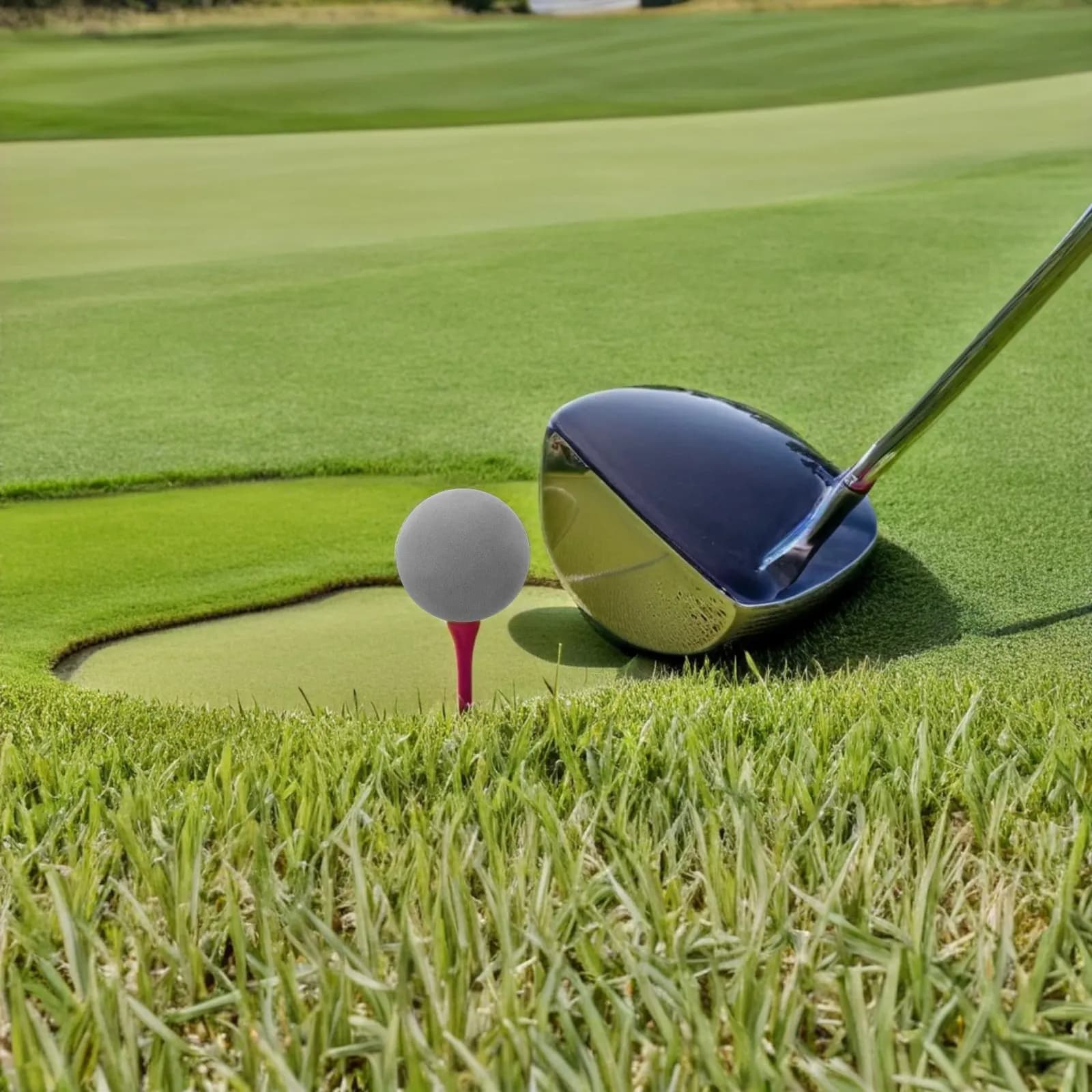 10 Palline da Golf in Schiuma EVA da 60 mm, Morbide e Resistenti agli Urti, per Allenamento Indoor, Ideali per Principianti, Silenziose e Sicure per l'Uso in Giardino