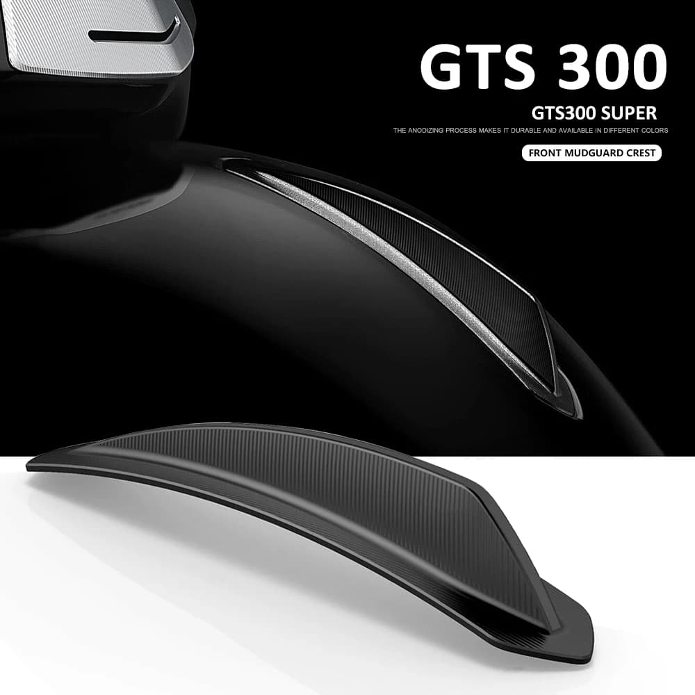 Moto di Alluminio di CNC Parafango Anteriore Crest Copertura Della Protezione Accessori Per VESPA GTS 300 SUPER gts300 GTS300 Super 2023 2024