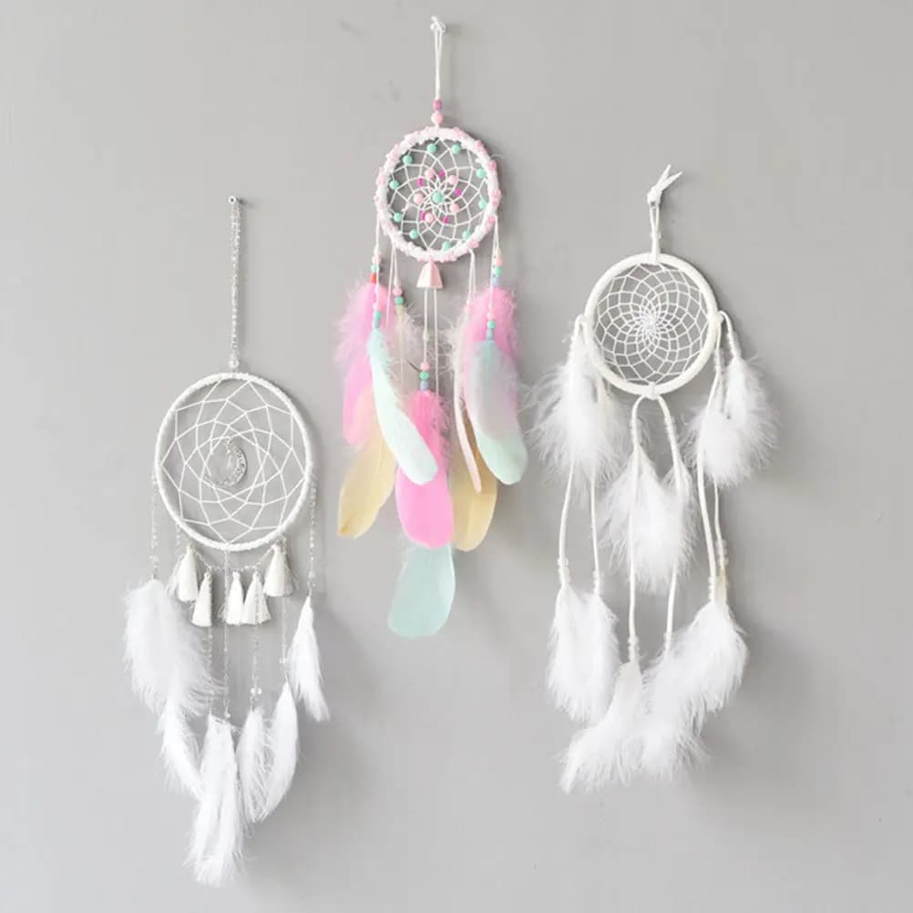 10Pcs Premium Plastic Dreamcatcher Ring Kit for Mandalas Spirit Shields Curtain Ringers Fabric Wrapped Craft Projects DIY
