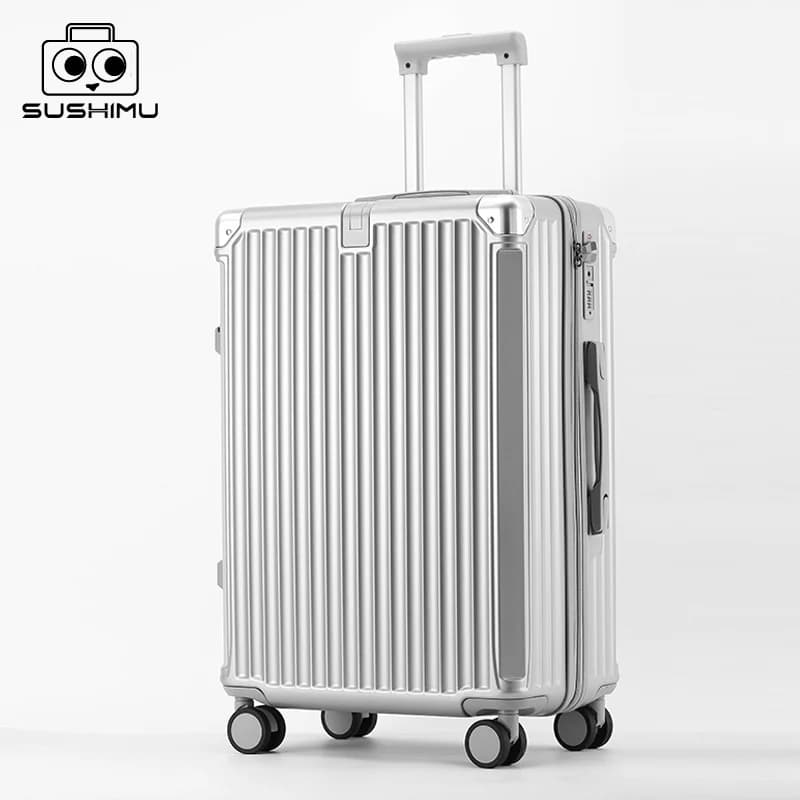 SUSHIMU Valigia da viaggio Valigia da uomo 20 24 26 Bagaglio a mano da donna Trolley con telaio per PC