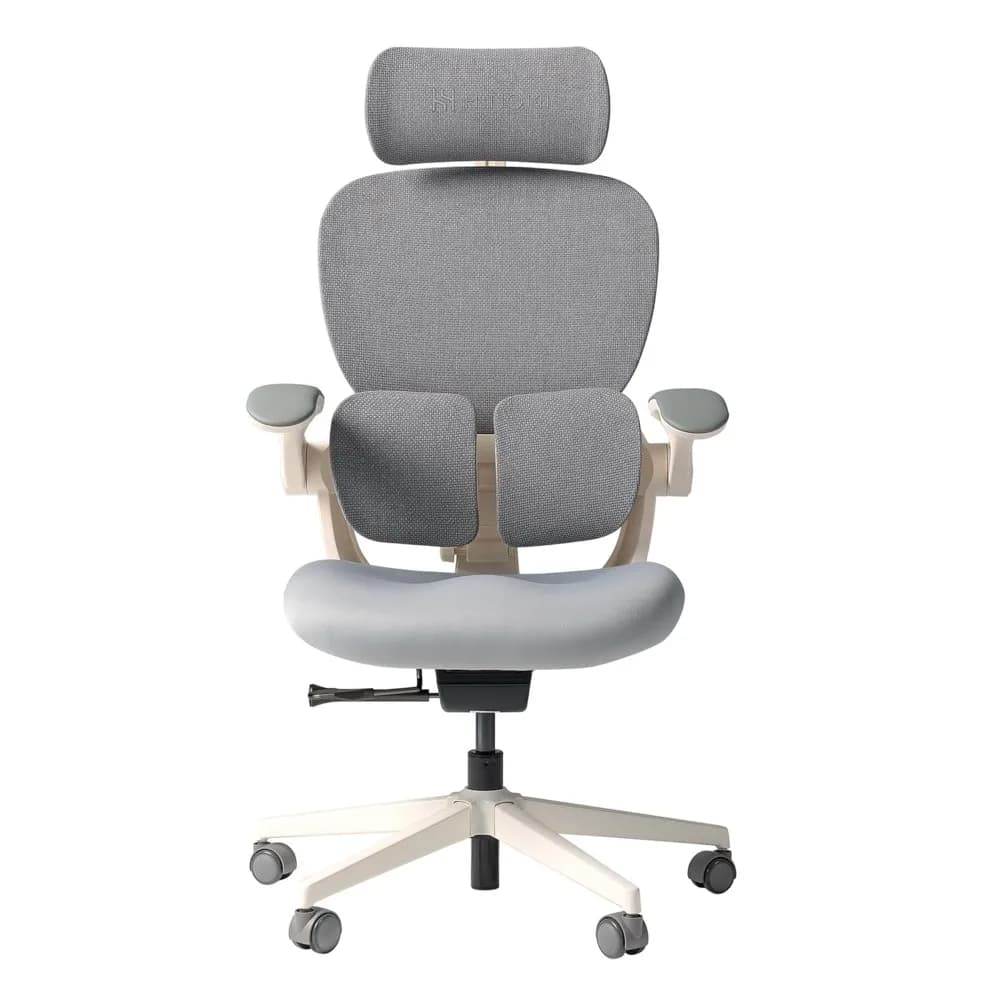 Sedia da Ufficio Ergonomica Q2 con Supporto Lombare e Poggiatesta Regolabile, Sedile Imbottito con Braccioli Ribaltabili, Reclinabile, Personalizzabile