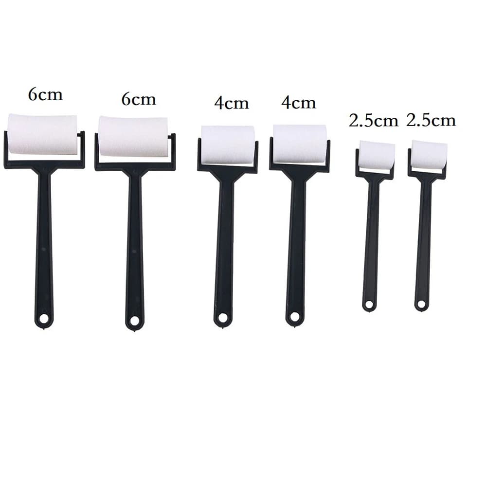 6 pieces of handcrafted tool white sponge brush for children's foam painting design Herramientas Ferramentas Parafusadeira