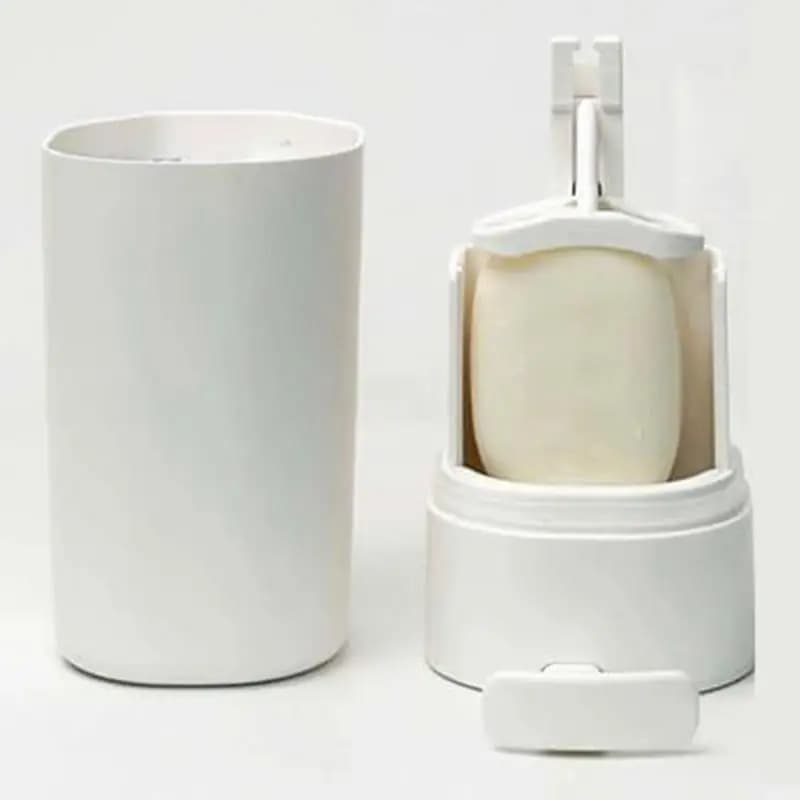Bar Smerigliatrice per sapone Barra per sapone solida Supporto per scatola per macinazione Frantoio a parete Tritacarne Dispenser per barra per sapone ricaricabile per bagno