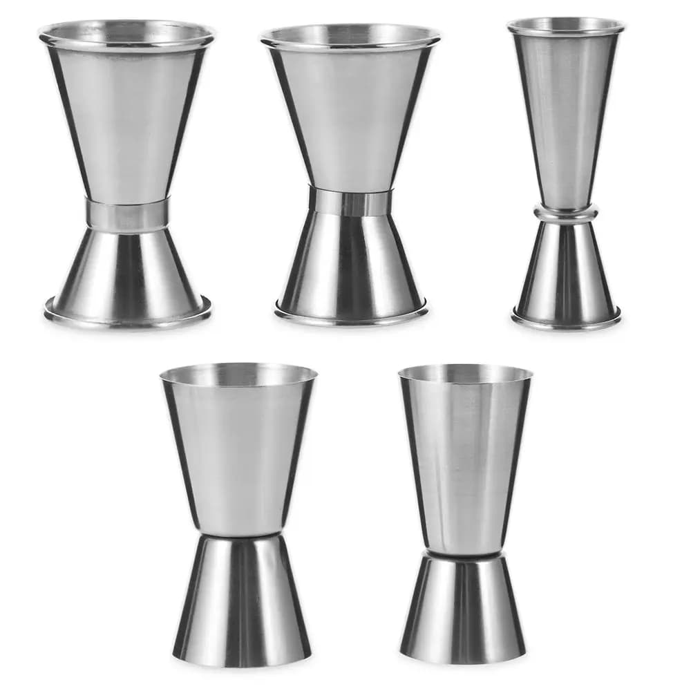 Dual Shot Measure Cup misura in acciaio inossidabile Jigger Cocktail Mug bere Spirit Barware gadget da cucina strumenti da Bar