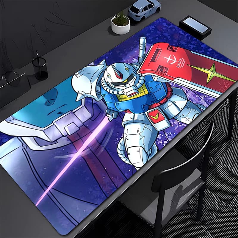 Tappetino per mouse Anime Carpe Large PC Game Computer Mausepad Mechanical Warrior G-gundam Z-zaku II Accessori da gioco Tappetino da scrivania esteso