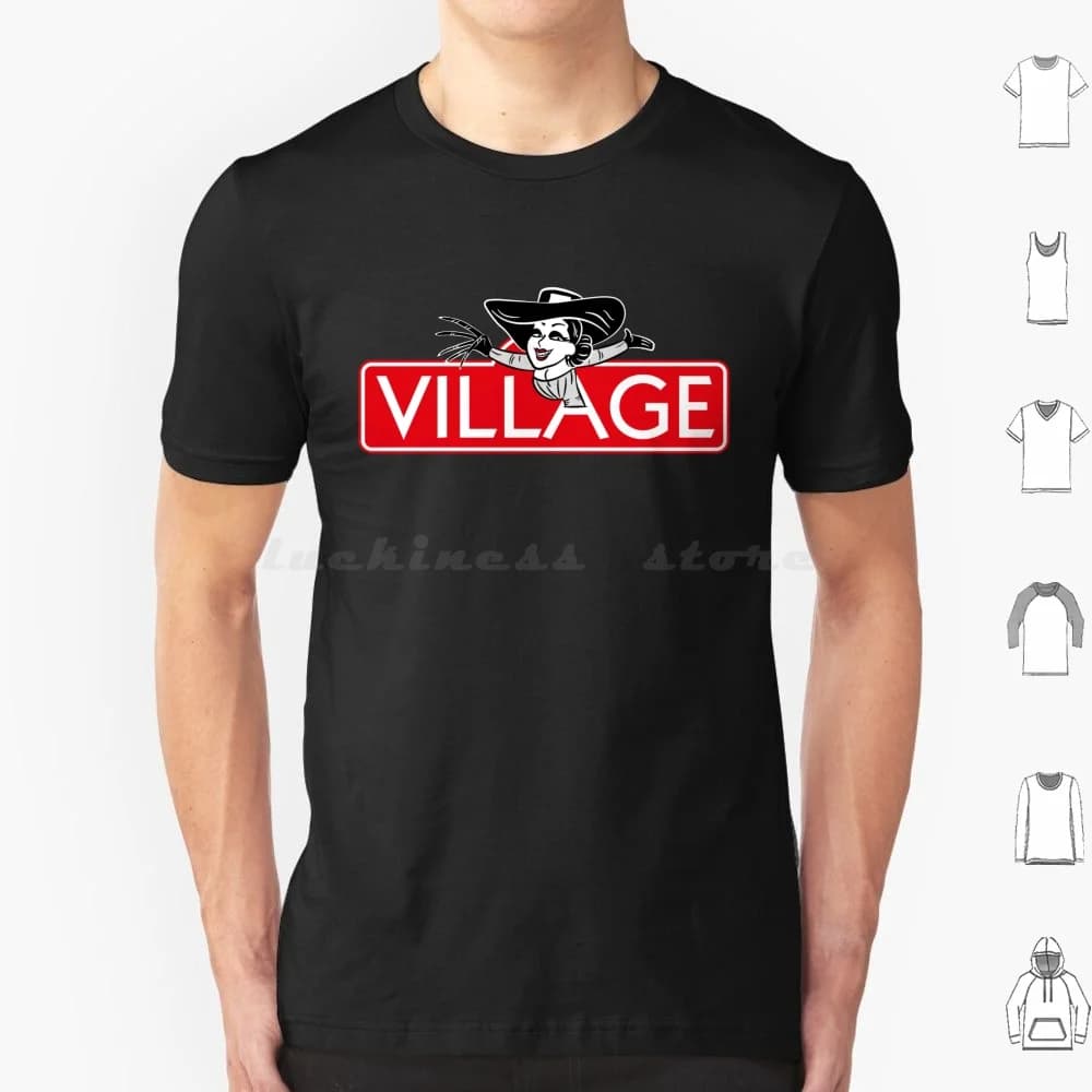 Village-Lady Dimitrescu T Shirt Uomo Donna Bambini 6xl Lady Dimitrescu Ombrello Corp Ombrella Corporation Resident 2 Remake Evil