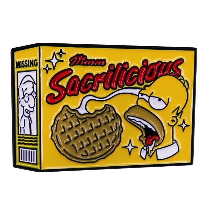 Hommer Simmpson Mmm sacrillicious smalto spilla distintivo spilla zaino decorazione gioielli