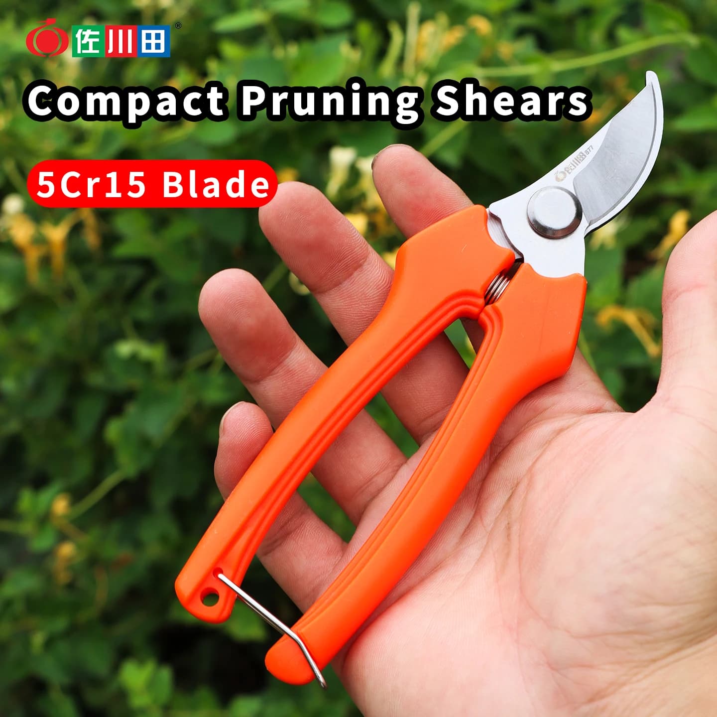Sagawada 877 small pruning shears, garden scissors, gardening tools for trimming trees and flower branches, household garden pruning tools