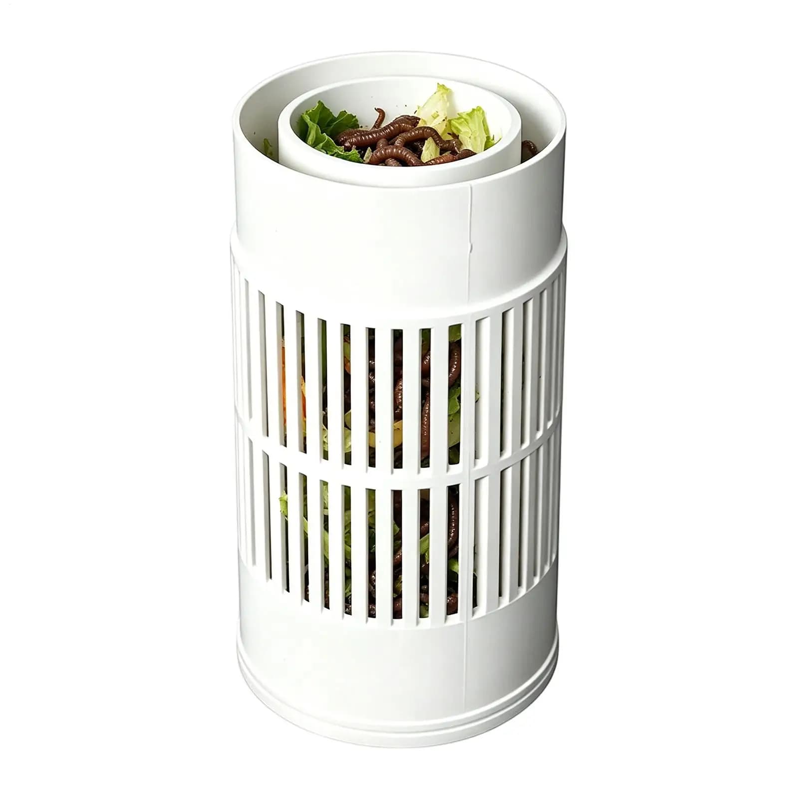 Composter per vermi interrato per fattorie e giardini, ideale per cucina, casa, terreno, cortile e aiuole rialzate