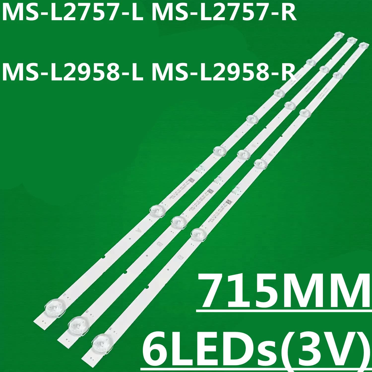 LED Backlight Strip For 40S3C 40E20S 40E392G 40TB5000 MS-L2757-L R MS-L2958-L MS-L2958-R V1 SDL400FY(QD0-C00)(39) V400HJ9-PE1