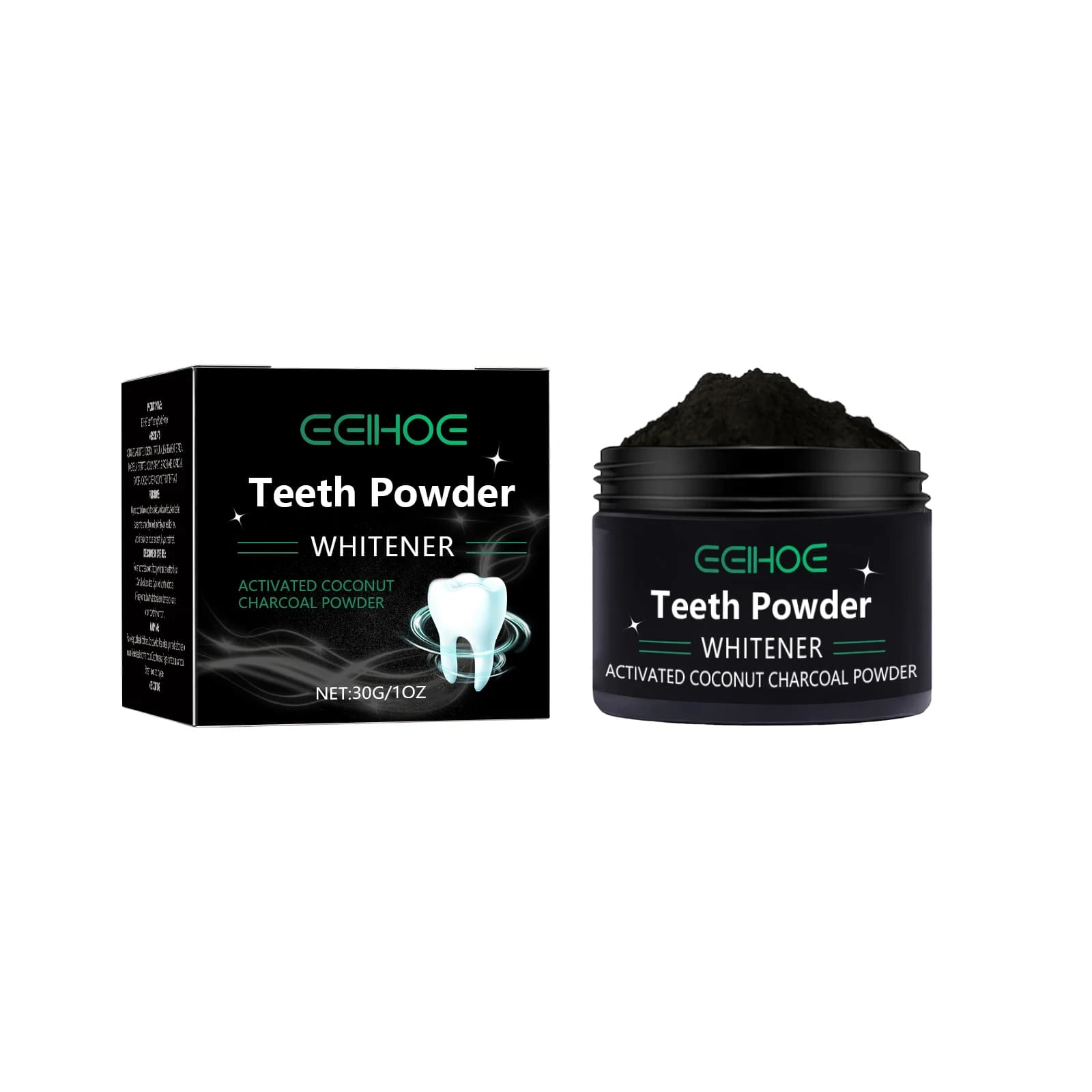 EELHOE Whitening Powder for Tooths, Deep Oral Cleaning, Removes Yellow Macchies, Fresh Food, Bright White Tooths, Lighting Powder for Tooths