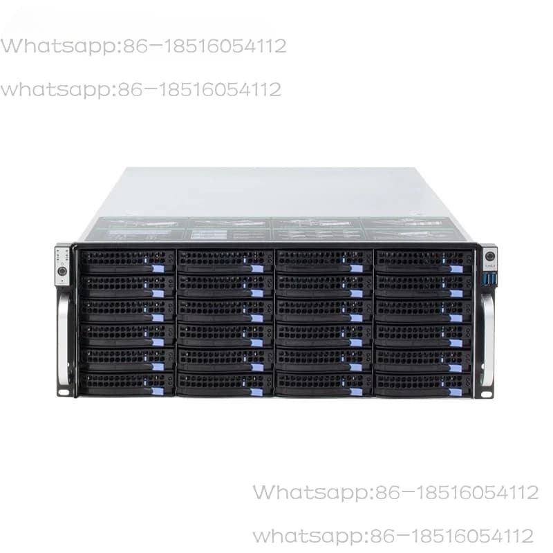 Super huge storage 4u 24 bays hotswap rack NVR NAS server chassis S46524 with 6GB mini sas 6xsff8087 backplane