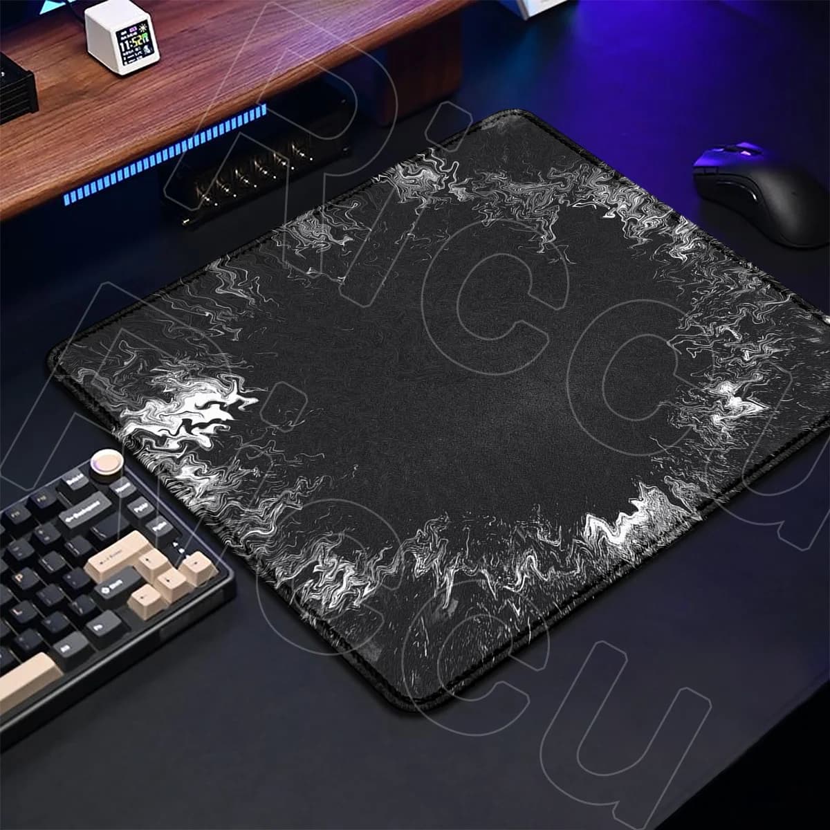 Tappetino da scrivania Cloud Mist, piccolo tappetino per mouse da gaming, tappetino in gomma per tastiera, 18x22 cm, antiscivolo, la scelta migliore, tappetino protettivo per mouse.