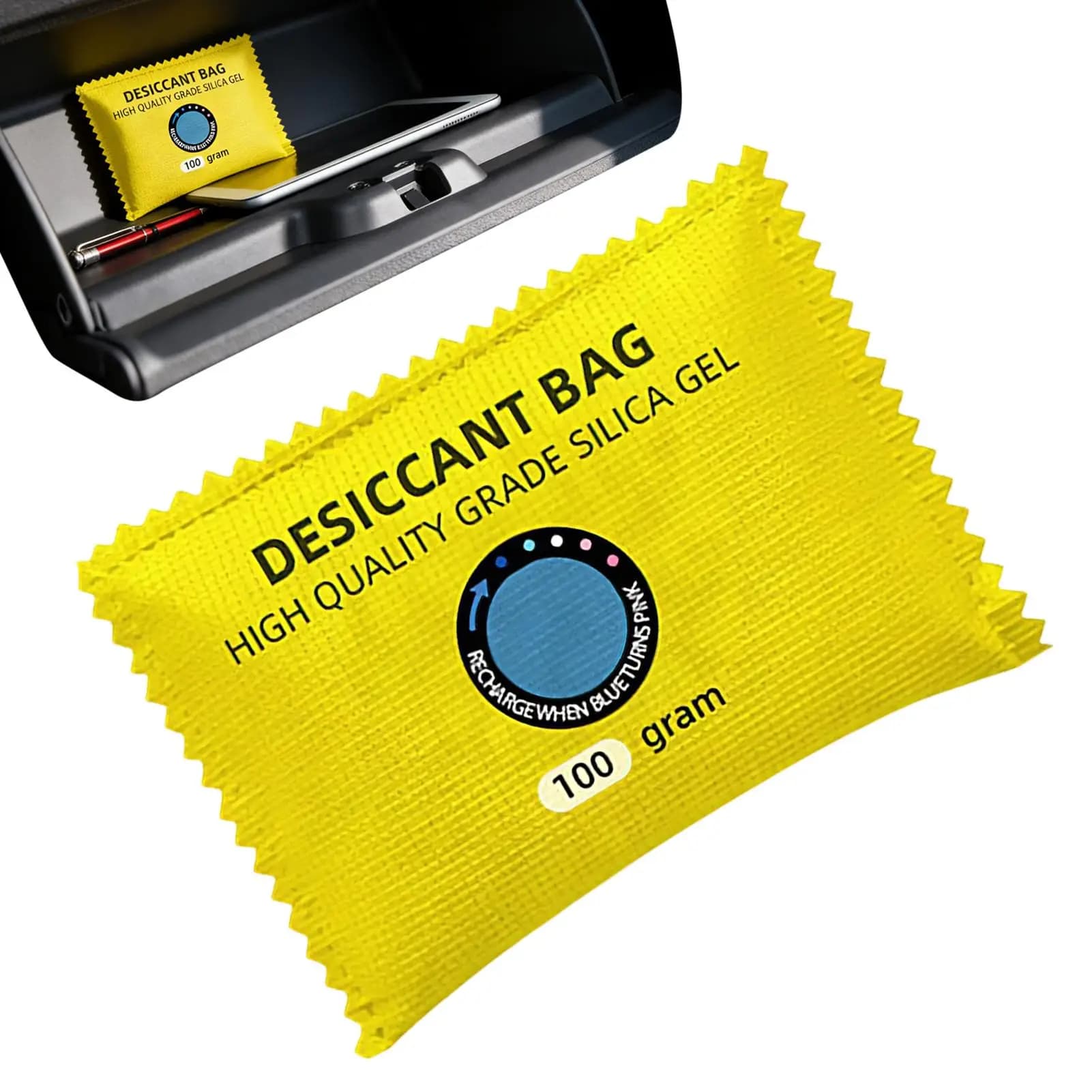 Deumidificatore per auto Assorbitore di umidità Pacchetti di gel di silice reattivato per riporre garage, camion SUV Armadi Seminterrato Bagno